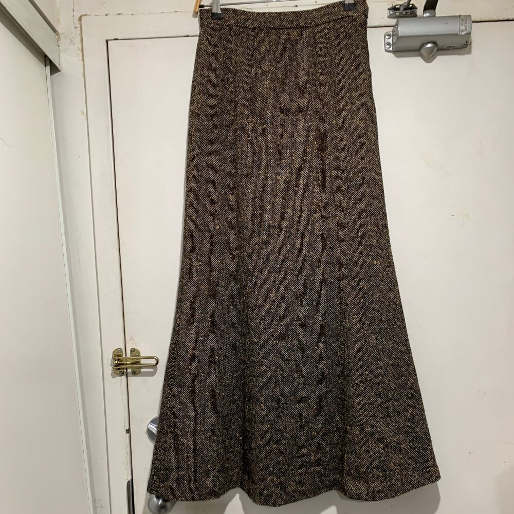 VINTAGE LINDZON MAXI TWEED SKIRTS SIZE 11